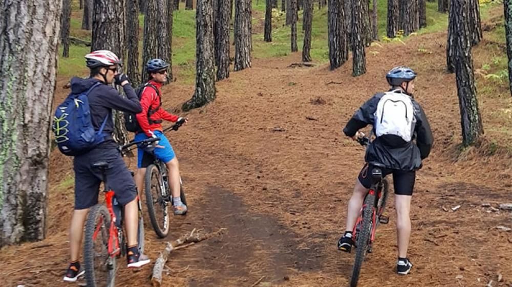 Giro completo intorno al vulcano Etna in MTB elettrica 